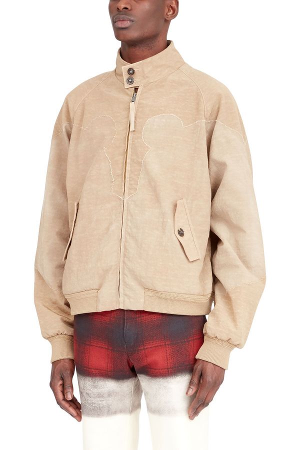 Maison Margiela Yoke canvas jacket - beige | Garmentory