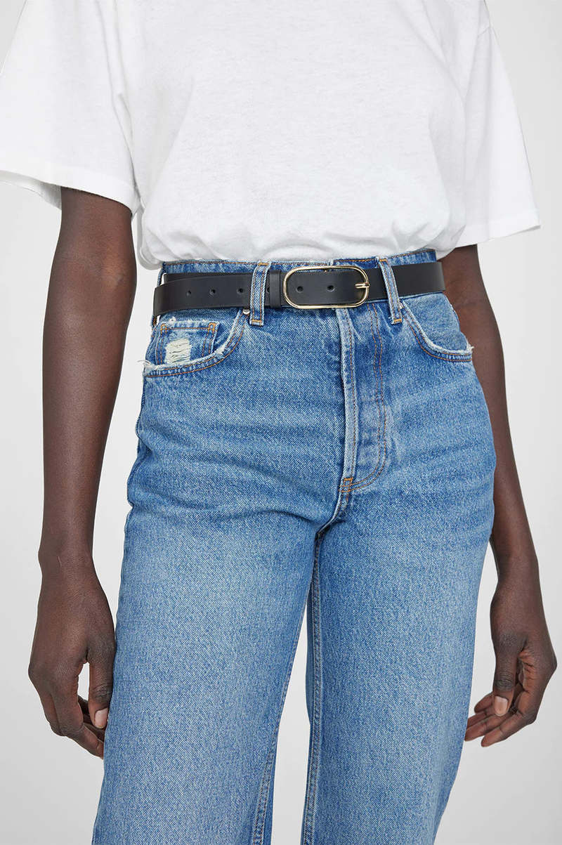 【関税込み】ANINE BING ブラック Harper ベルト Anine Bing Harper Belt - Black | Garmentory
