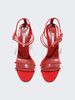 Fersen Transparent Ankle Strap High Heel Sandals - Thumbnail 2