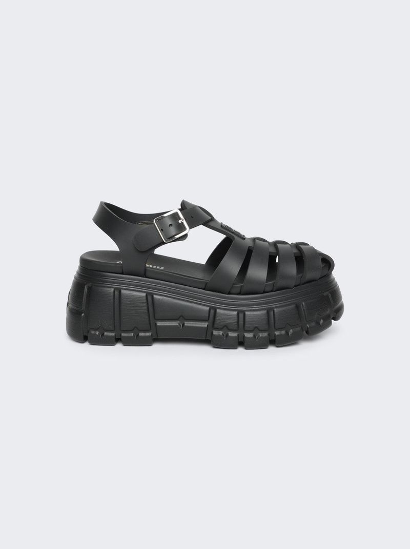 サンダル・ミュール JILLSTUART TEV BLACK PLATFORM FISHERMAN SANDALS JLSO5E625BK JILLSTUART]☆韓国人気☆PLATFORM FISHERMAN SANDALS