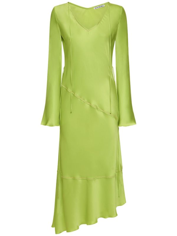 slim fit dress slacks Gwen Asymmetric Ruffle Dress  THEIA