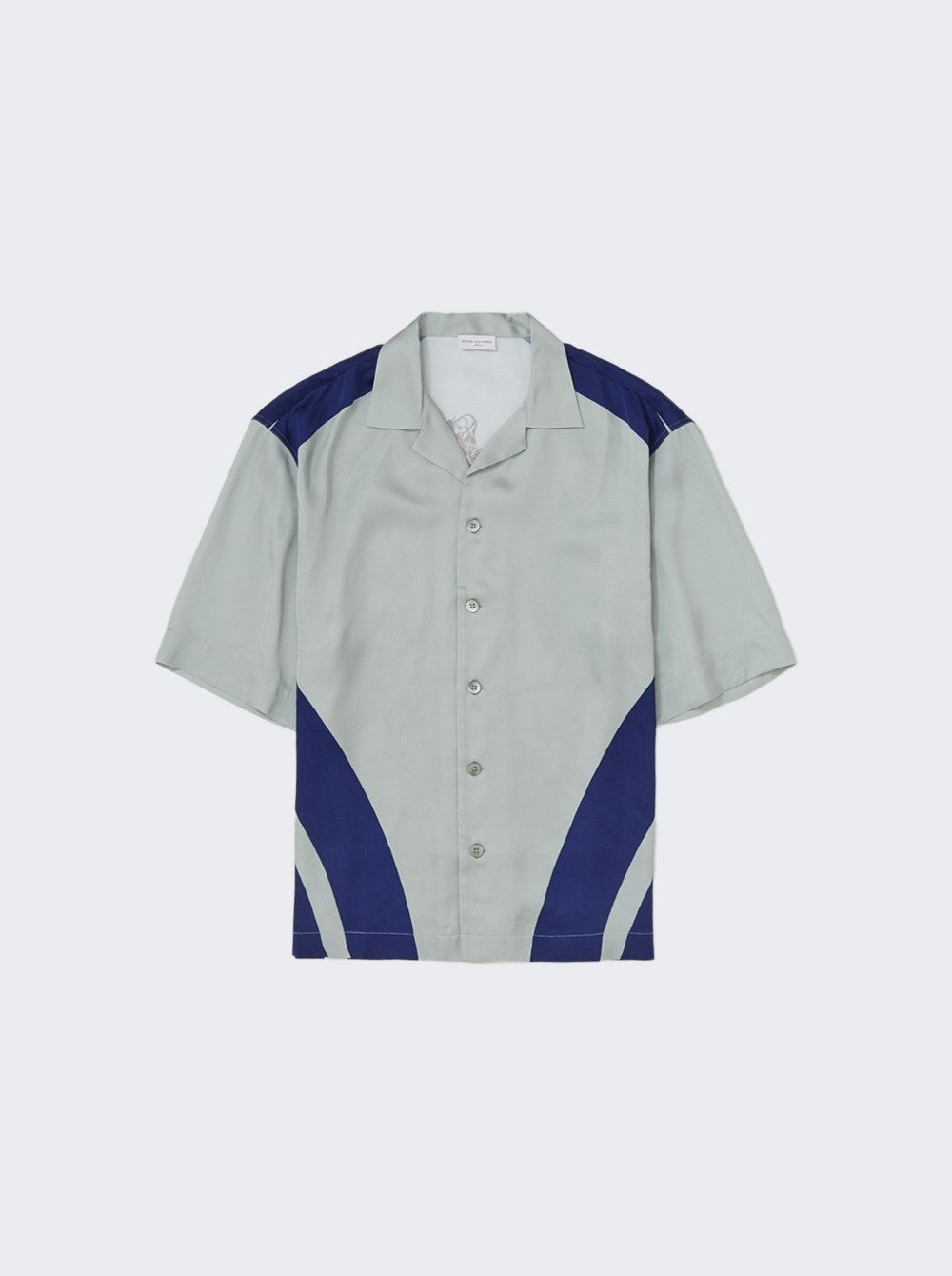 Dries Van Noten Cassi Short Sleeve Shirt - Grey | Garmentory