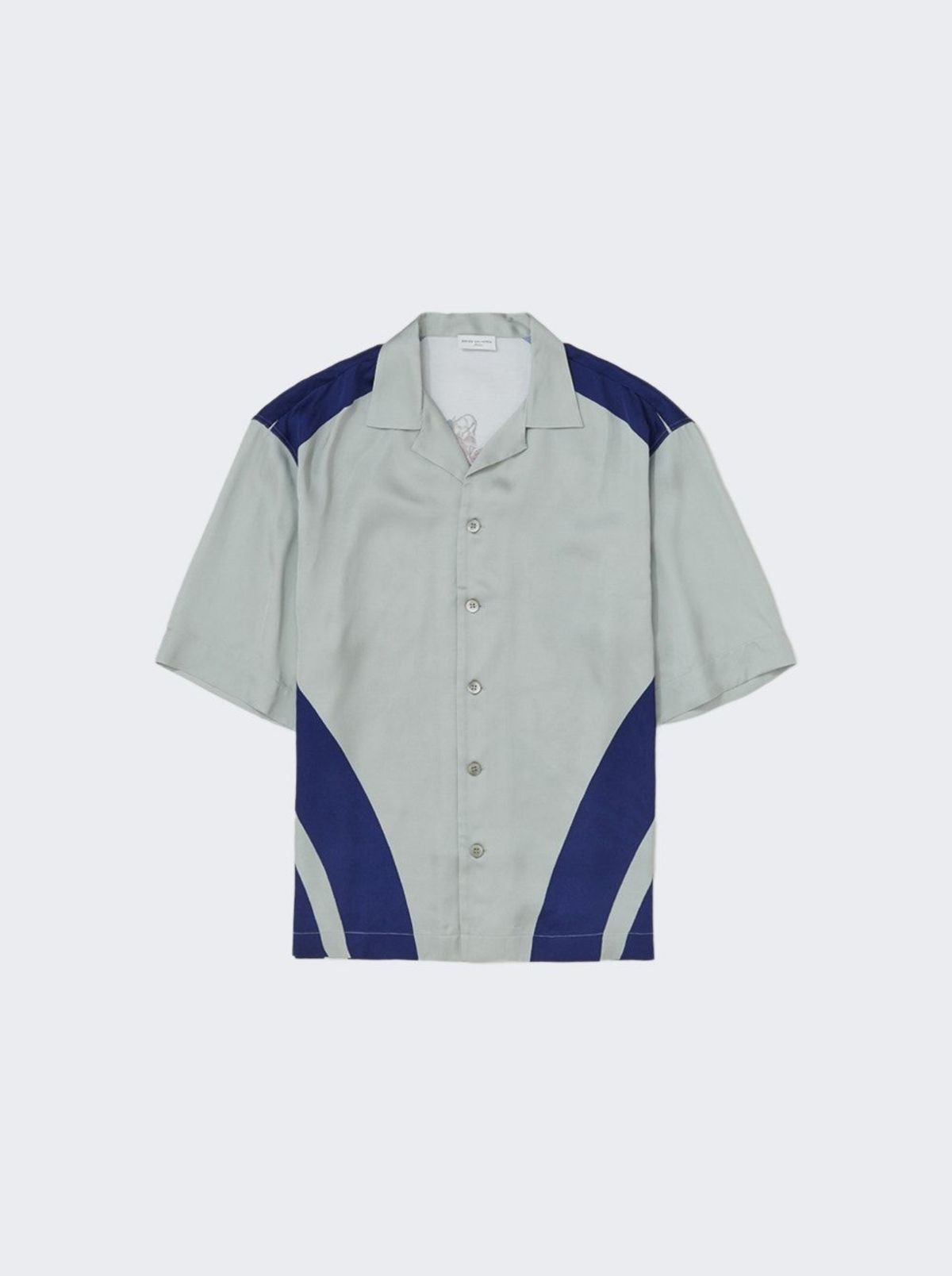 Dries Van Noten Cassi Short Sleeve Shirt - Grey | Garmentory