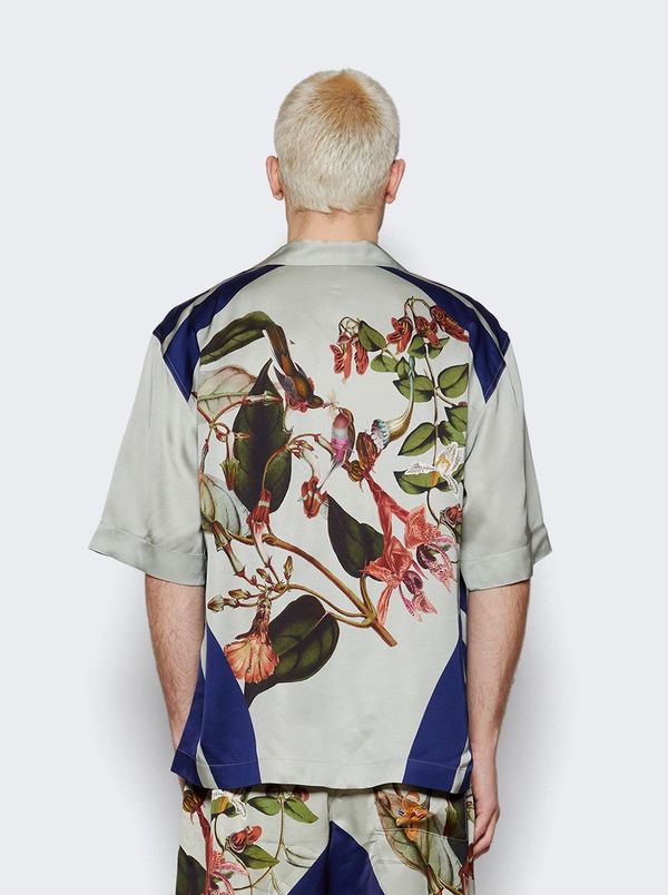 Dries Van Noten Cassi Short Sleeve Shirt - Grey | Garmentory