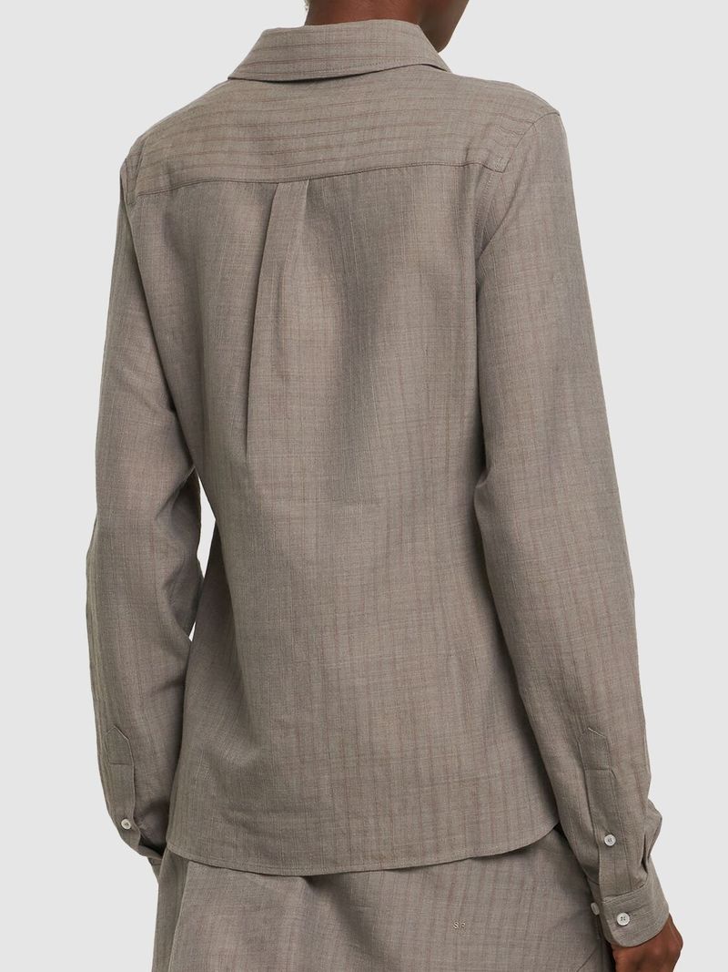 SAKS POTTS ボウタイ付きシャツ 241231F109000_1.jpg