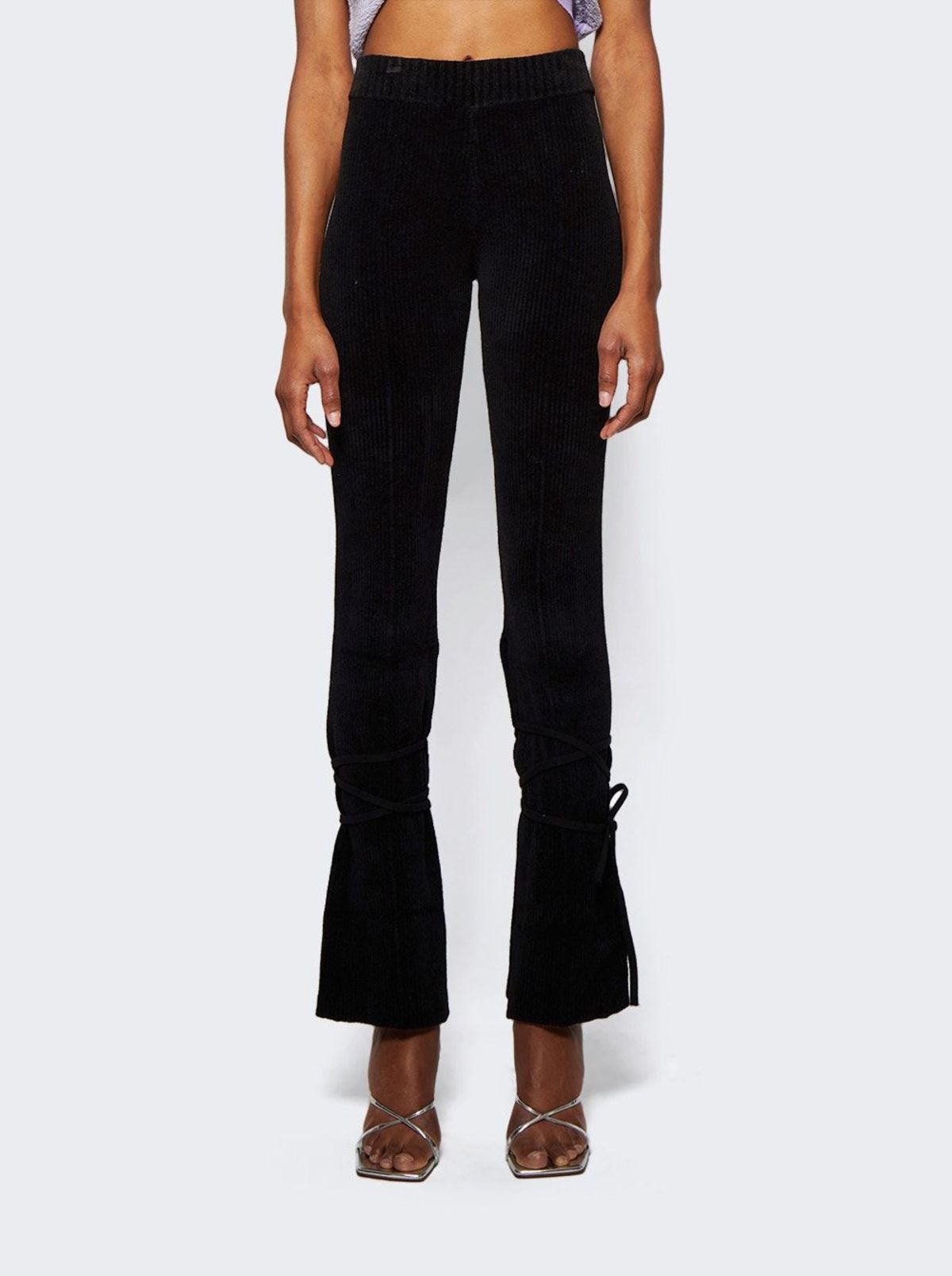 【関税込み】JACQUEMUS ブラック Le Pantalon Duci レギンス Jacquemus-Le-Pantalon-Duci-