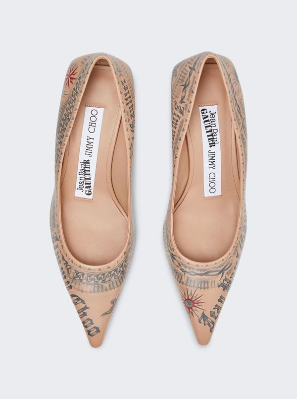 JIMMY CHOO X Jean Paul Gaultier Pump - Tattoo Print | Garmentory