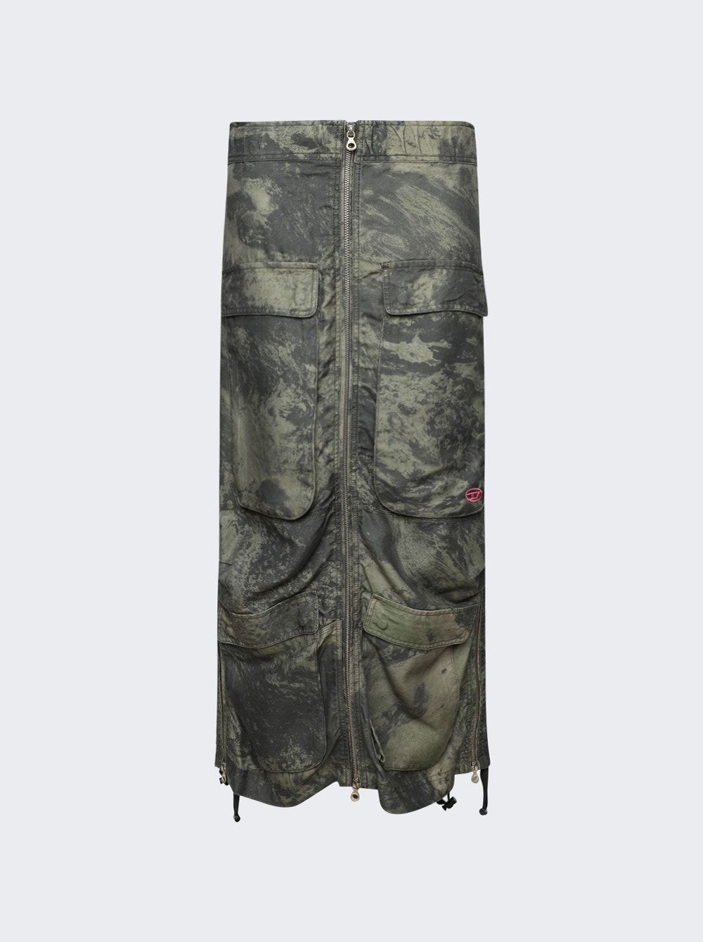 DIESEL O-mirt-cmf Skirt - Army Green | Garmentory