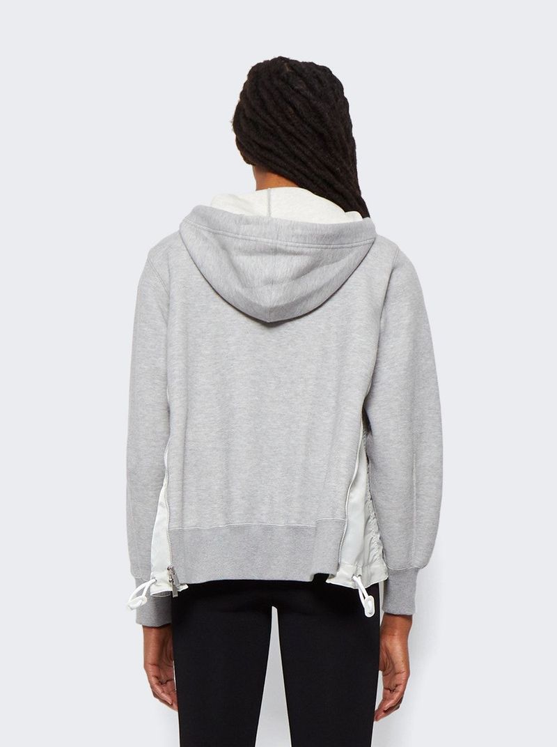 sacai Sponge Sweat X Ma-1 Hoodie | Garmentory