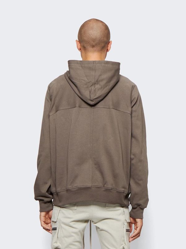 Rick Owens Windbreaker Hoodie - Dusty Brown | Garmentory