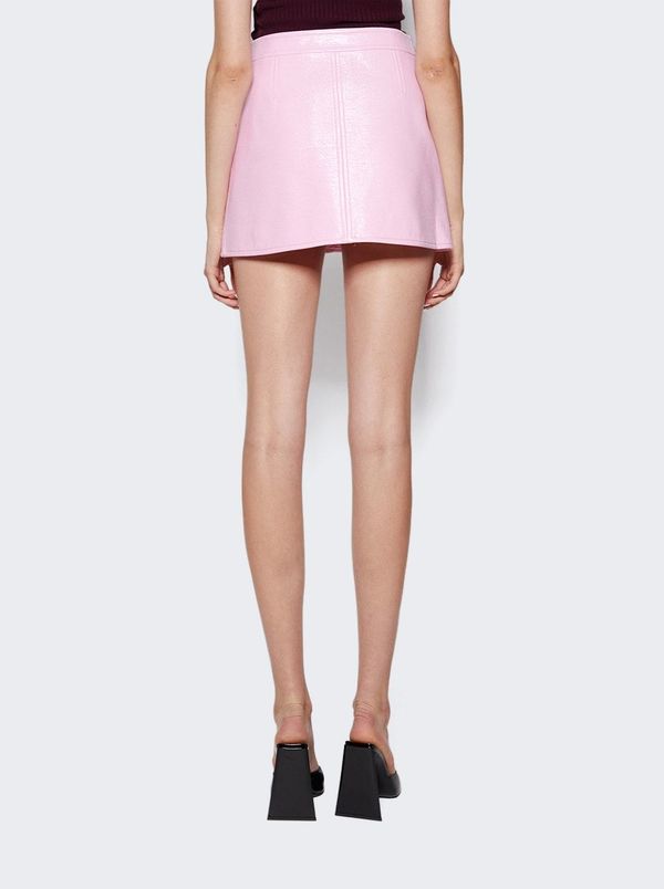 Courrèges Vinyl Reedition Skirt - Pink | Garmentory