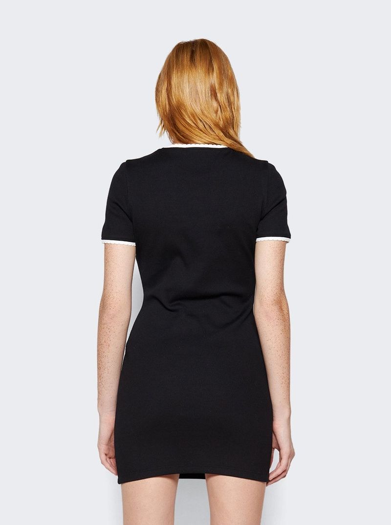 ホットセール Dress Mini Cotton MIU MIU - Garmentory | Black ワンピース