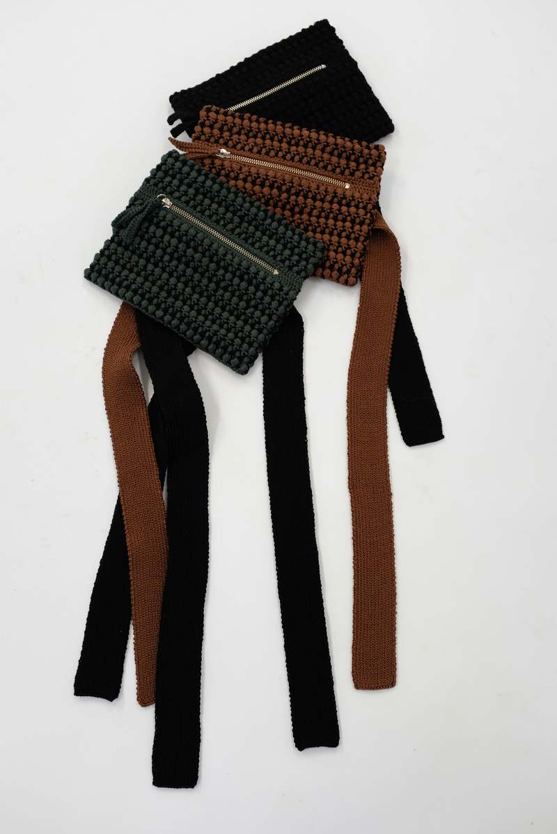 Beklina Jack Crochet Tie Belt Bag