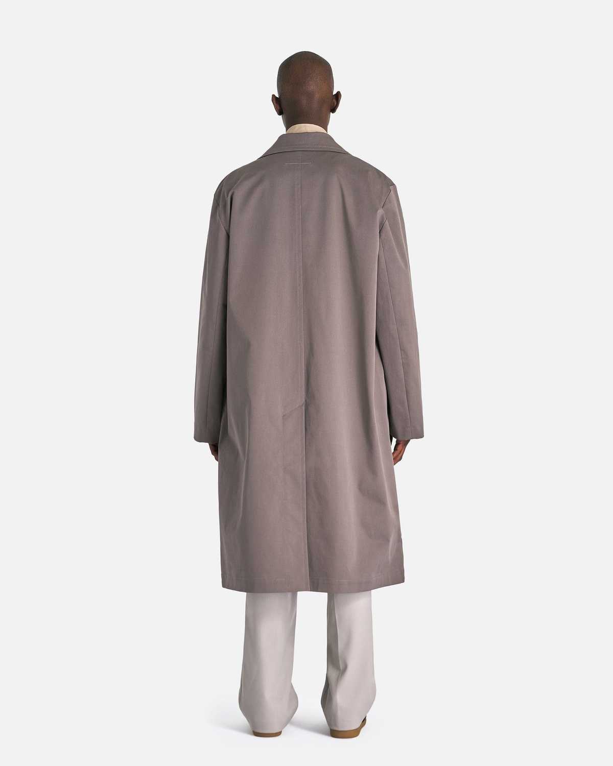 コート Mm6 Maison Margiela Dark Grey Stretch Cotton Trench Coat MM6 Maison Margiela // Dark Grey Canvas Trench Coat – VSP