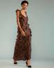 Cynthia Rowley Pippa Silk Dress - Leopard - Thumbnail 5