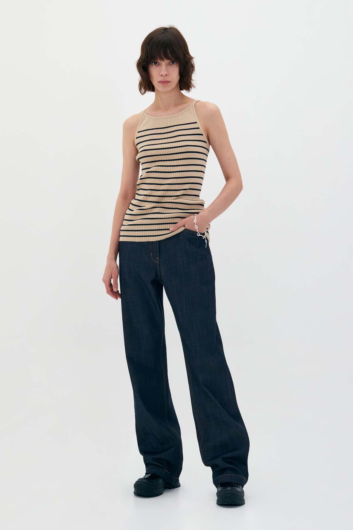 トップス eaphi BUSTIE LINE SLEEVELESS KNIT Byssa Tank | Knitting Pattern by Victoria Pemberton