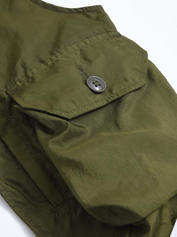 Engineered Garments Shoulder Vest - Olive | Garmentory