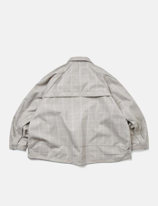 GOOPiMADE FD G4 Oversized Mesh Check Shirt - Beige | Garmentory
