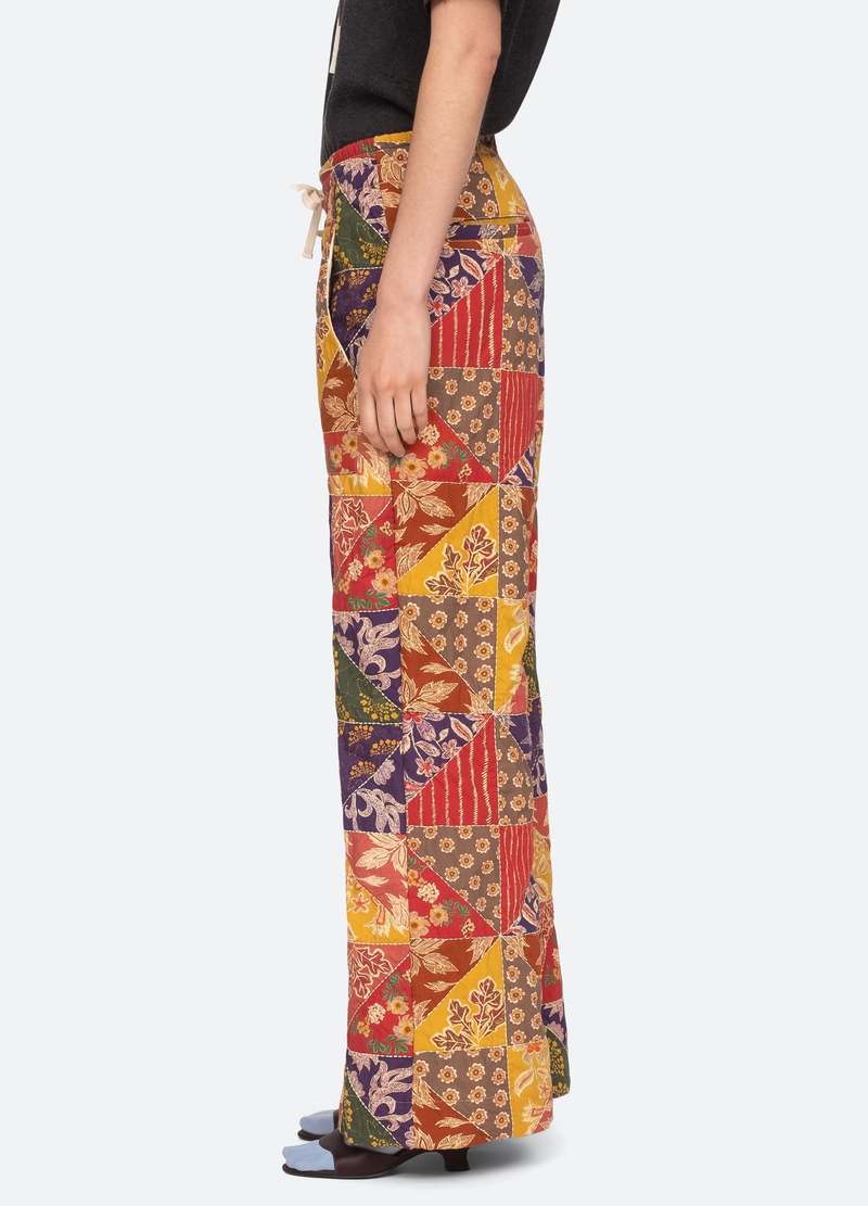 Sea NY Paloma Patchwork Pants - Multi | Garmentory