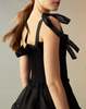 Cynthia Rowley Evergreen Organza Dress - Black - Thumbnail 7