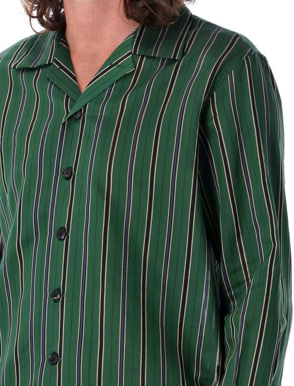 BODE Alumni Stripe Long Sleeve Shirt | Garmentory