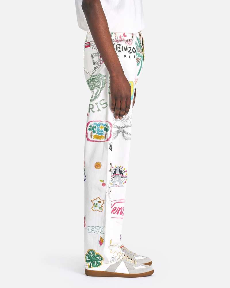 Kenzo Denim Pants - Multi | Garmentory