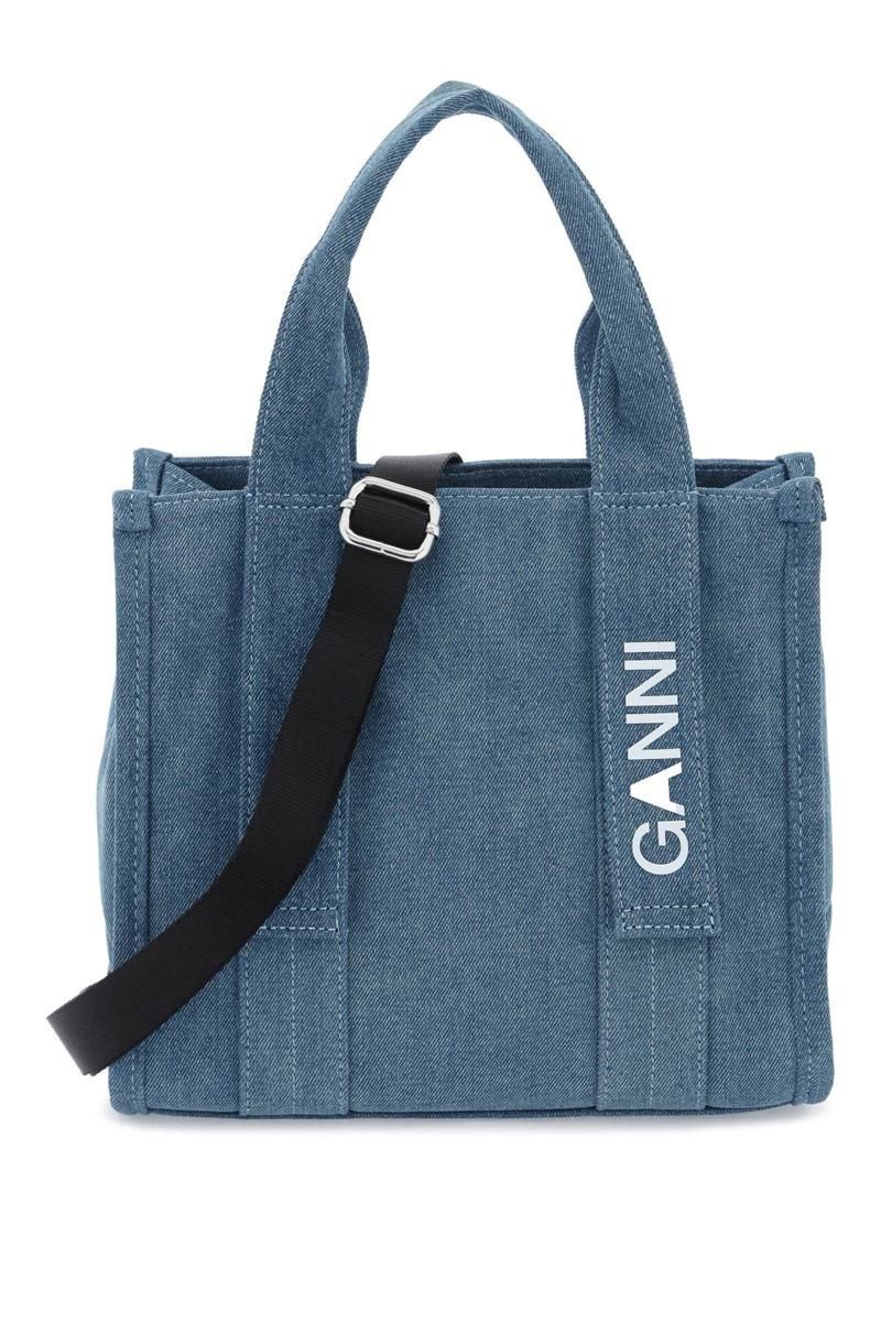 Ganni denim tote bag | Garmentory