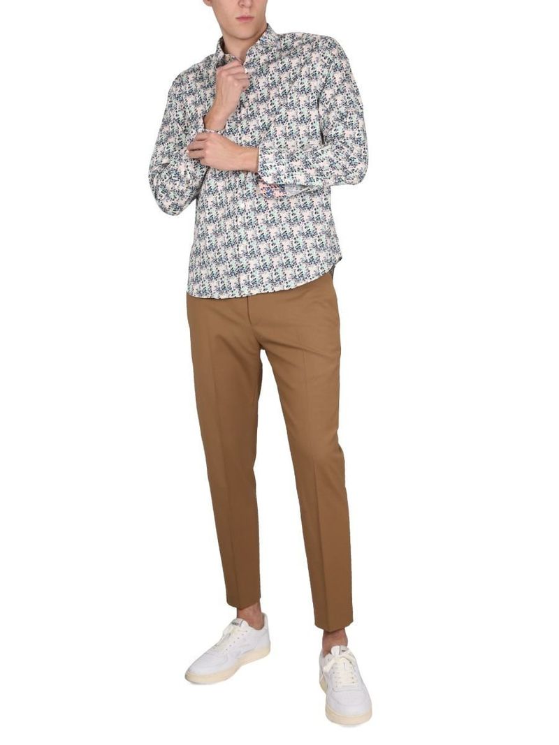 Tシャツ・カットソー Paul Smith SS23 LIBERTY PRINT SHIRT (M1R/006L/K01910_02) Paul Smith Slim-Fit Liberty Print Shirt | Liberty