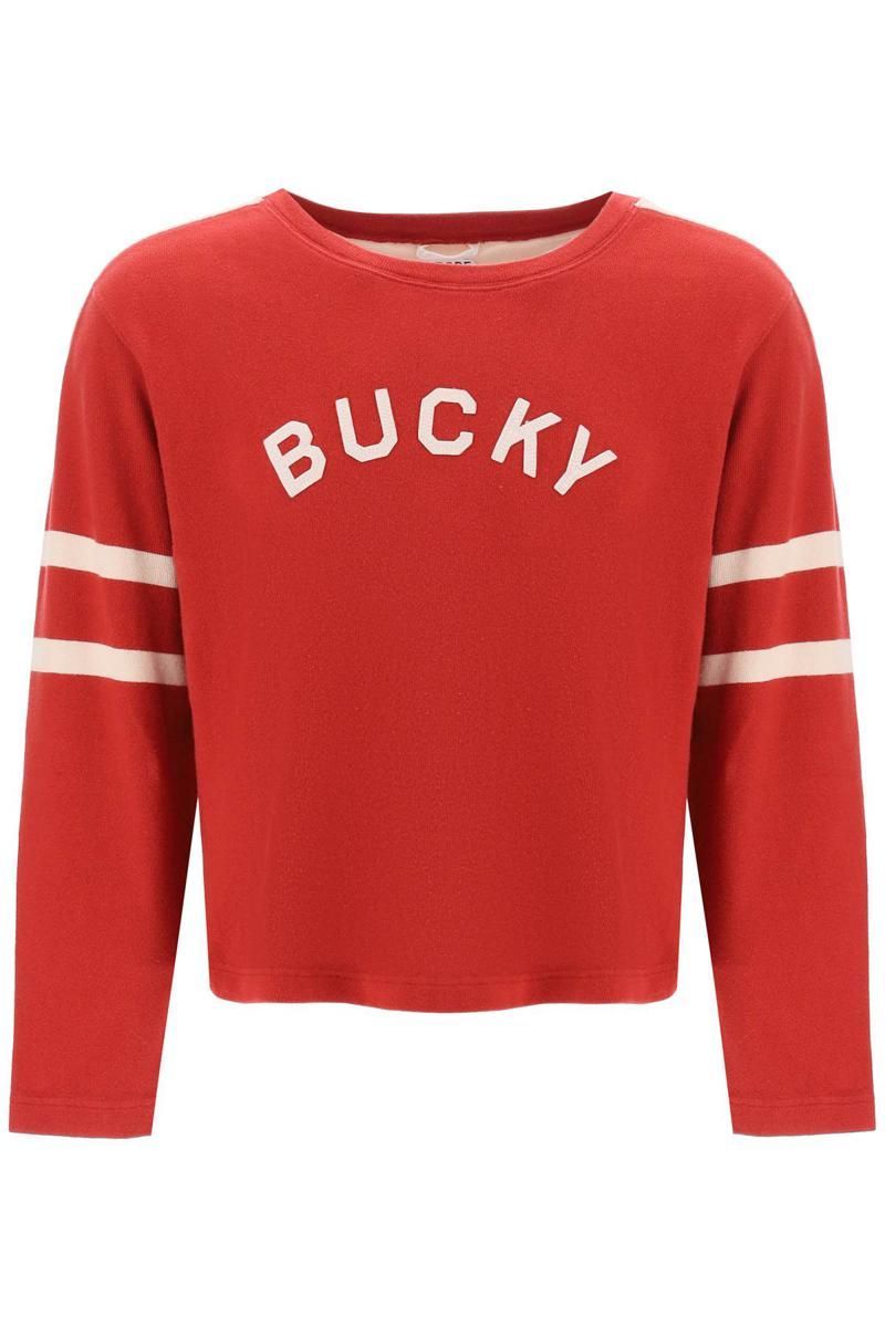BODE BUCKY PULLOVER 23AW スウェット Bode bucky two-tone cotton sweater | Garmentory
