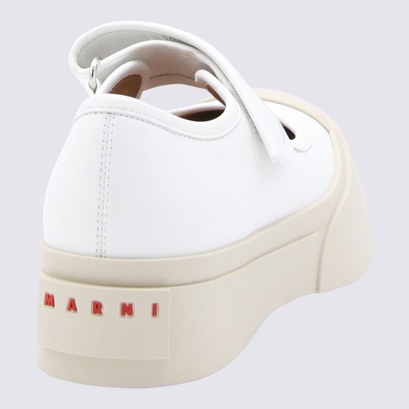 スニーカー MARNI Women Sneakers SNZW003020P722600W01 White Off-white nylon Softy Soccer sneaker | Marni