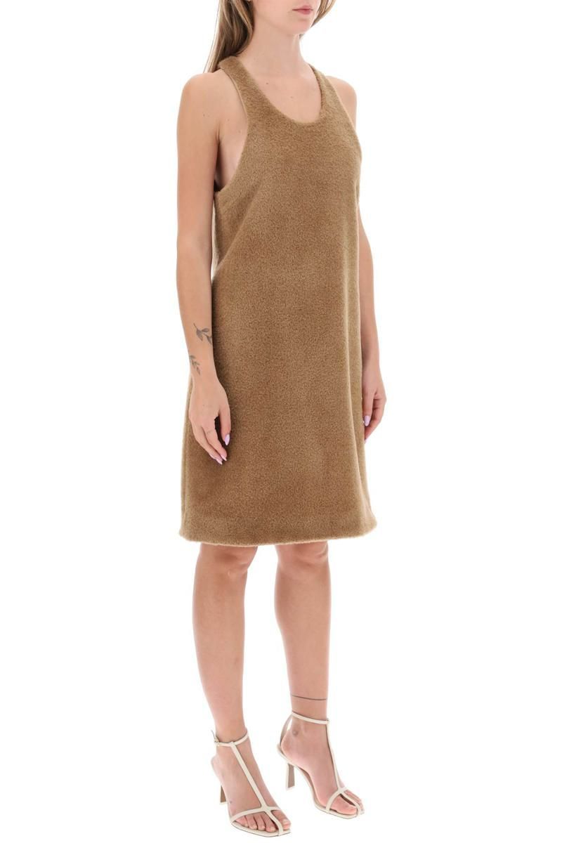 knee length dresses for ladies Estate Sale Jacquard Mini Dress in Teddy Bears S main image 1
