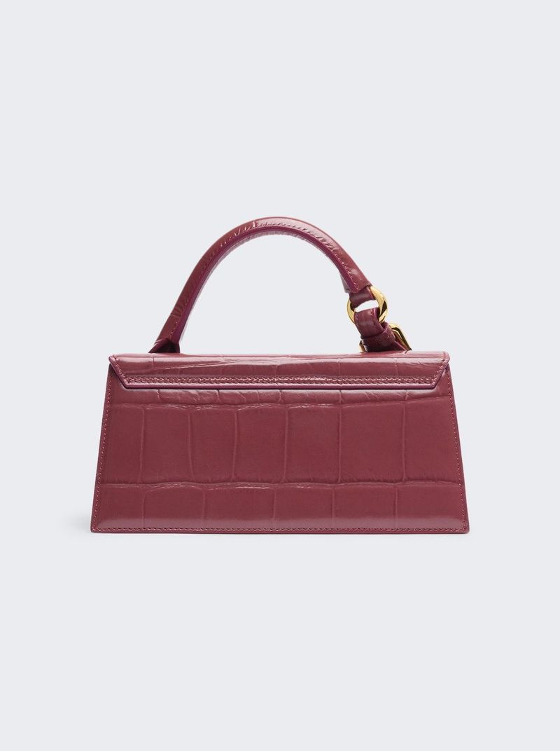 【関税＆送料込み】Jacquemus Le Chiquito Long Boucle Leathe Le Chiquito Long Boucle leather shoulder bag in black