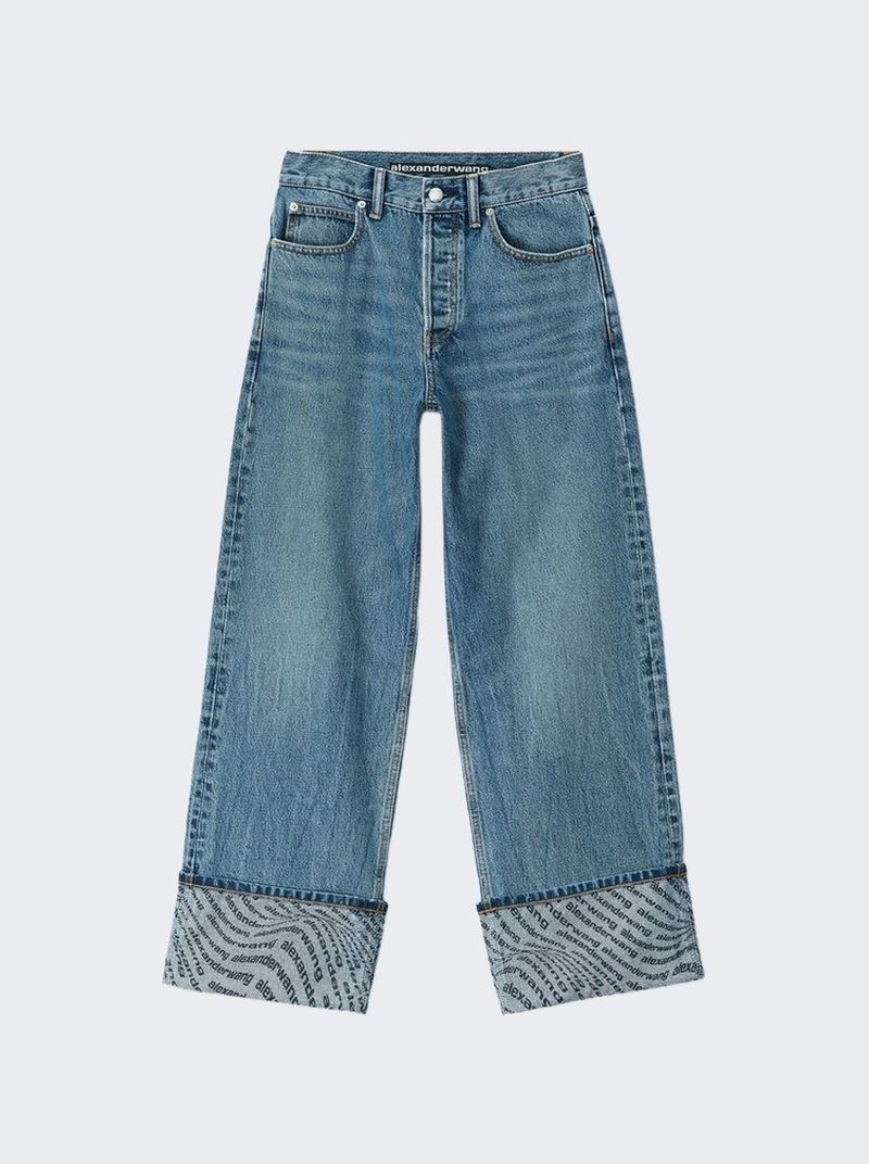 Wave Cuff Wide Jean | Garmentory