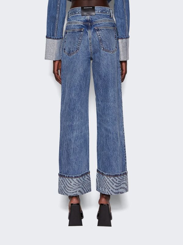 Wave Cuff Wide Jean | Garmentory