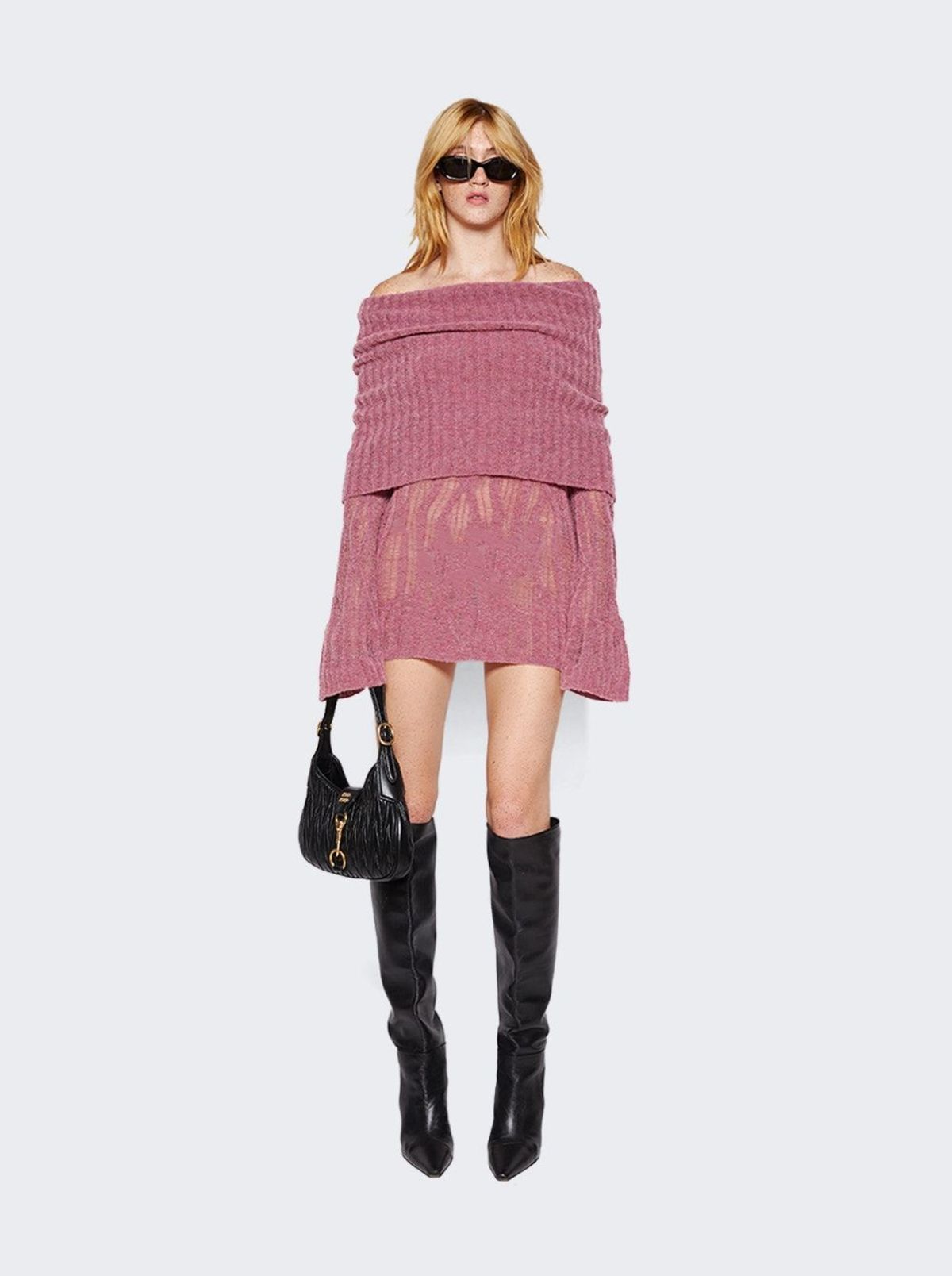 jean paul gaultier x knwls knit mini dress X Knwls Long Sleeve Mini Knit Dress