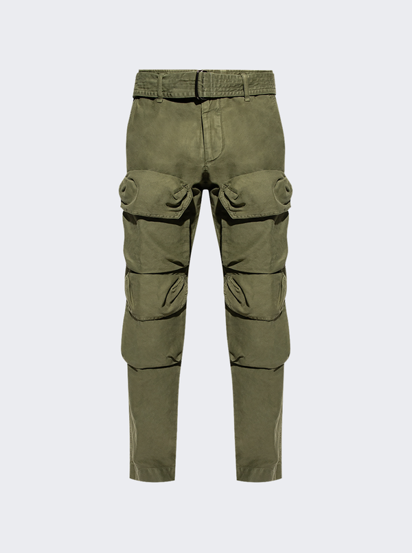 Dries Van Noten Presley Cargo Pants - Khaki | Garmentory