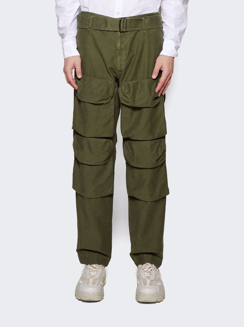 Dries Van Noten Presley Cargo Pants - Khaki | Garmentory