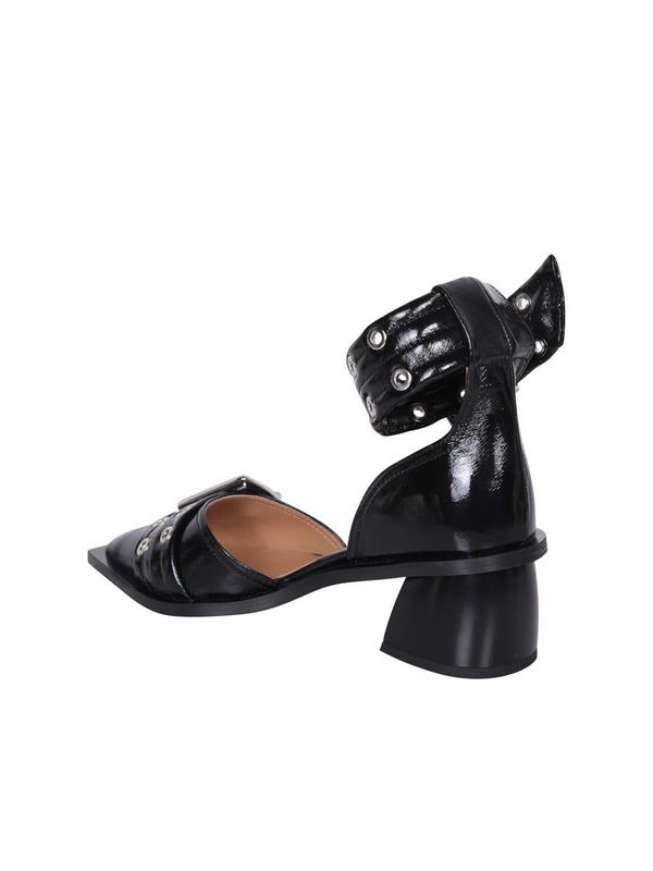 シューズ・サンダルその他 GANNI Woman High heel shoes Black S3009 099 Black Black Knots High Heel Sandals | GANNI SE