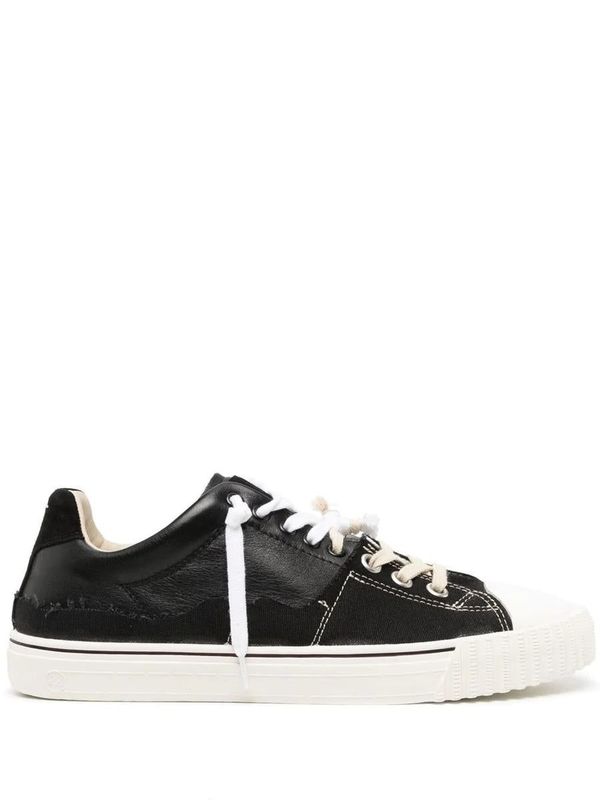 Baskets Maison Margiela Evolution - Taille EU 45 - Noir Et Blanc - Occasion