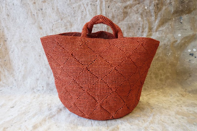 Sans Arcidet Paris Kapity Bag Large - Red/Terra Cotta