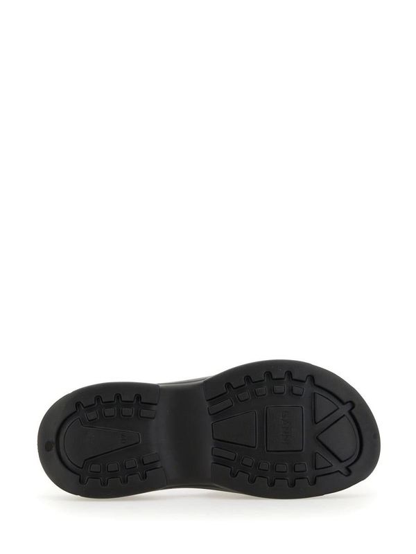 GANNI SLIDE SANDAL WITH LOGO | Garmentory