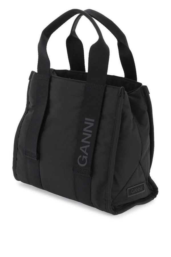 トートバッグ Ganni Women's Strap Tech Tote A5057-531 Ganni tech tote bag - Blue | Garmentory