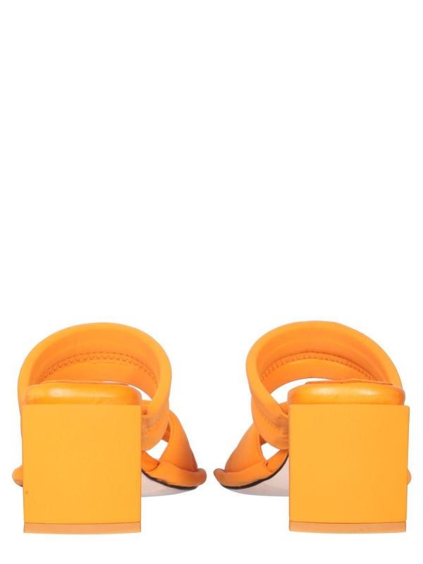 サンダル・ミュール miista SS22 YVONNE SANDALS (MI_3750_ORANGE) Miista Yvonne Sandals - Orange - Women | MI3750ORANGE