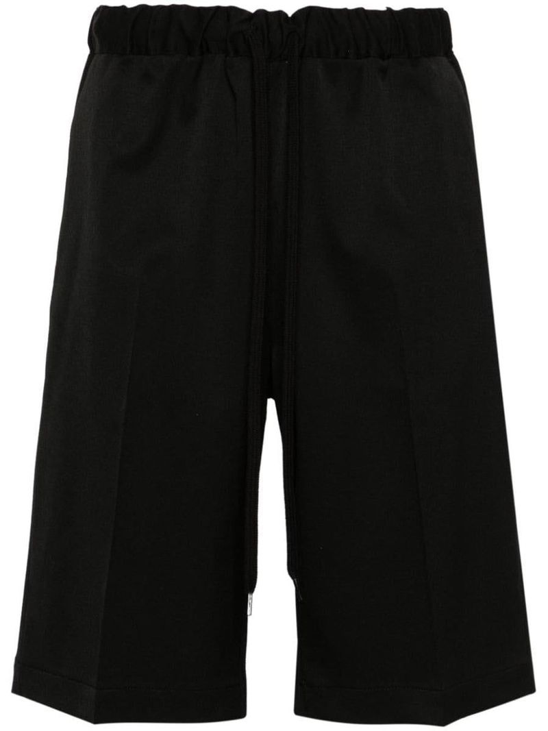 パンツ MM6 MAISON MARGIELA Women Shorts  Burmudas S52KA0527M25012 MM6 Maison Margiela Laminated Straight Denim Shorts | Black