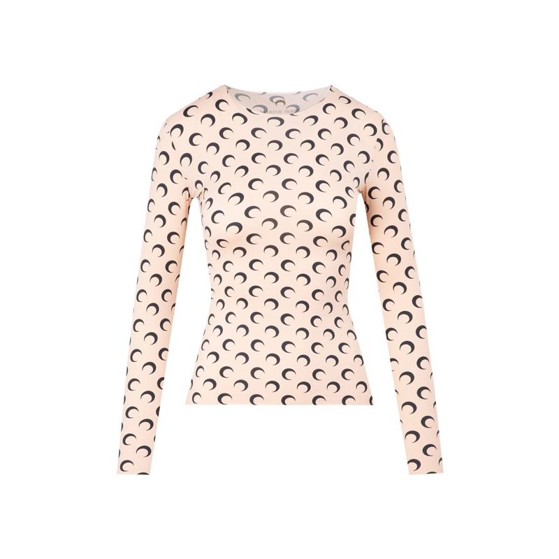 MARINE SERRE REGENERATED SECOND SKIN TOP | Garmentory