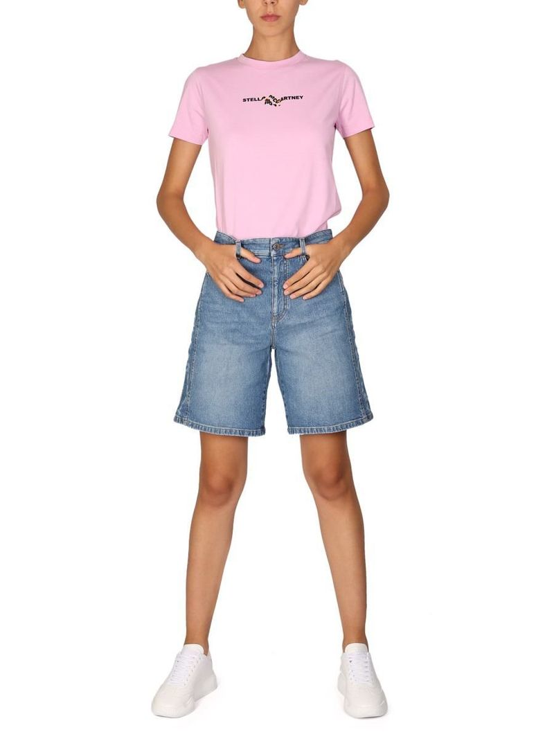 【関税&送料込】Stella Mccartney Denim Bermuda Shorts STELLA MCCARTNEY BERMUDA SHORTS | Garmentory