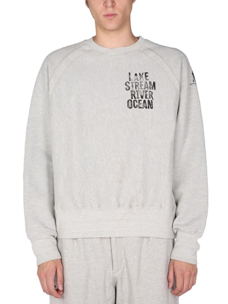 パーカー・フーディ Engineered Garments PRINTED SWEATSHIRT (21F1B021B_NP084) Engineered Garments Printed Sweatshirt | italist