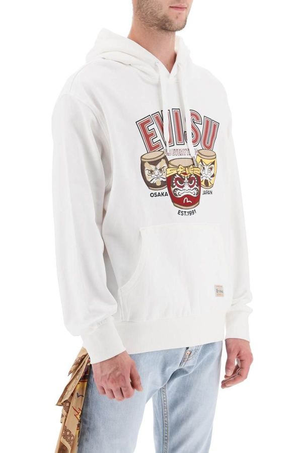 Evisu hoodie with embroidery and print | Garmentory