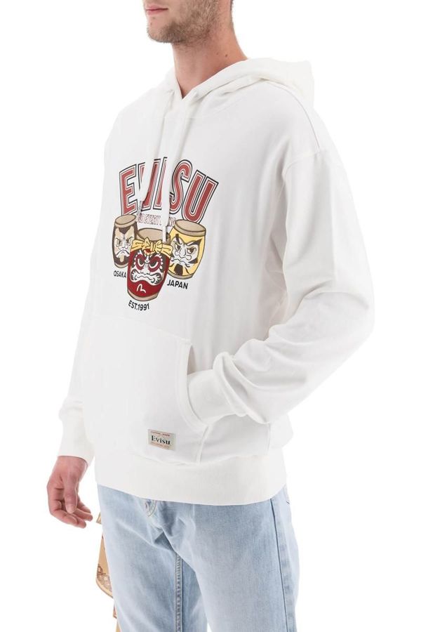 Evisu hoodie with embroidery and print | Garmentory