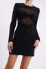 REBECCA VALLANCE Simone Mini Dress - Black - Thumbnail 3